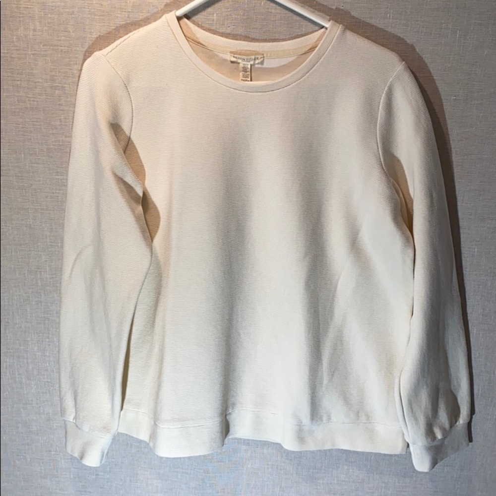 Eileen Fisher Sweatshirt Size PM Cream Color
